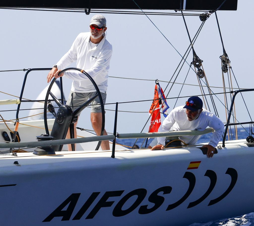 Felipe VI en la Copa del Rey de Vela