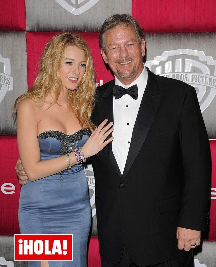 Blake Lively con su padre