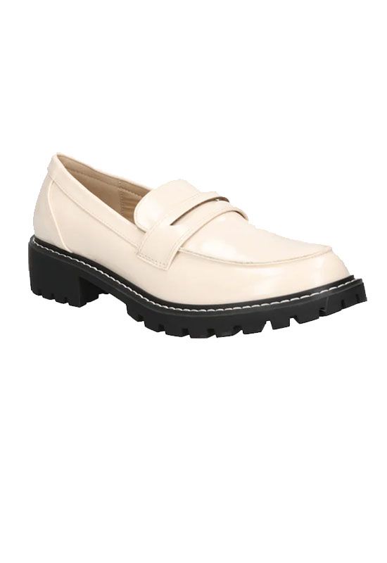 mocasines blancos