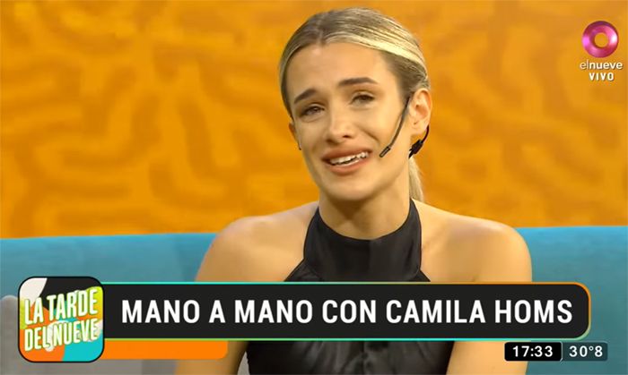 Camila Homs rompe a llorar al recordar su ruptura con Rodrigo de Paul