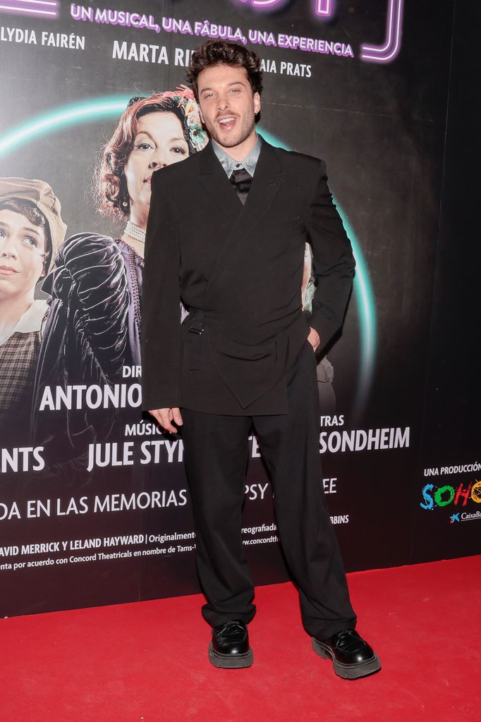 Blas Cantó en el estreno de 'Gypsy' en Madrid