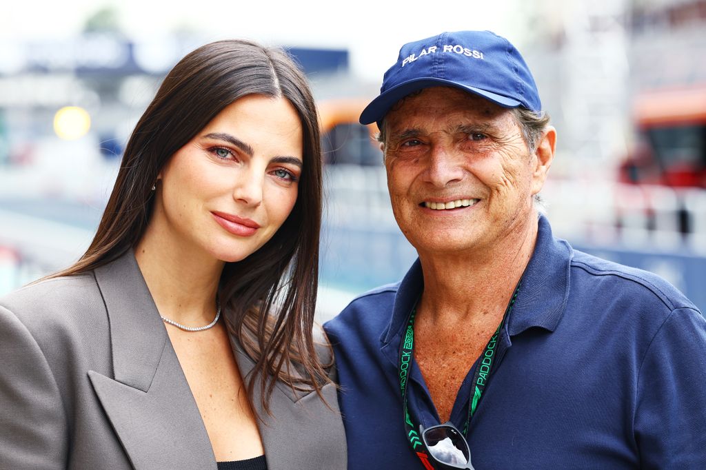 Kelly Piquet con su padre, el expiloto de Fórmula 1 Nelson Piquet