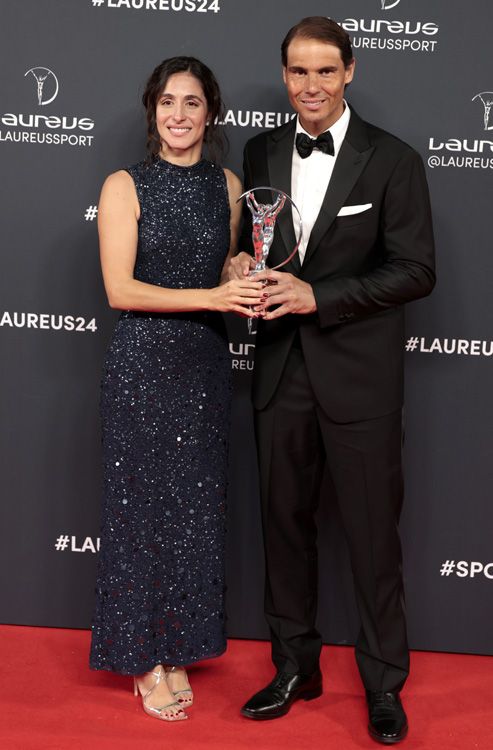 Rafa Nadal y Mery Perellóen los premios Laureus