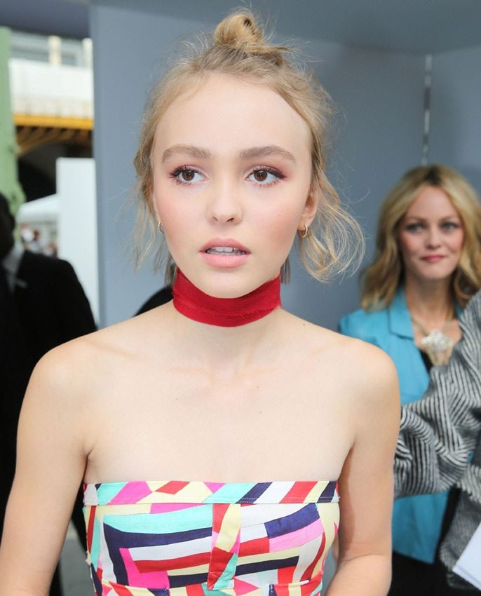 Lily Rose Depp cordon