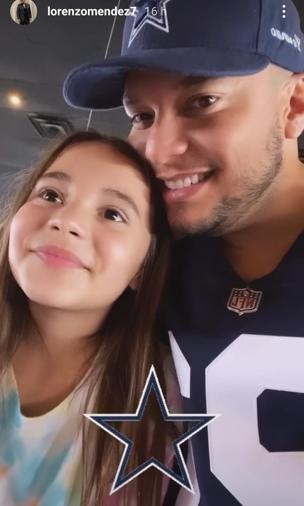 Lorenzo Méndez y su hija