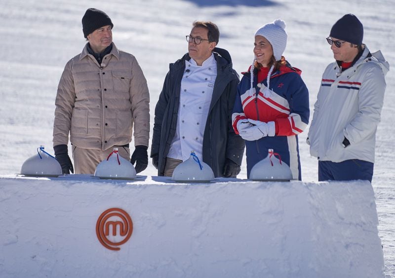 El jurado de MasterChef, con el chef Francis Paniego, en Andorra