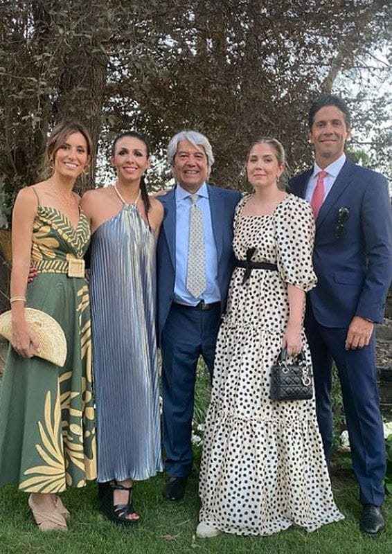 La familia Verdasco con Ana Boyer