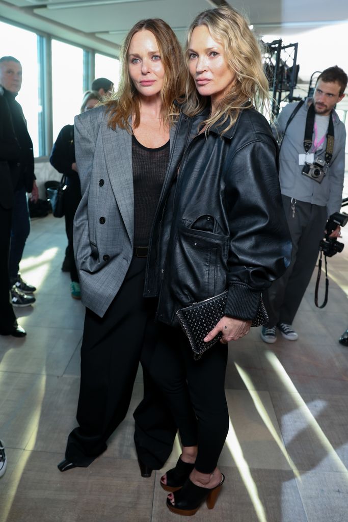 Kate Moss en el desfile de Stella McCartney en Paris Fashion Week