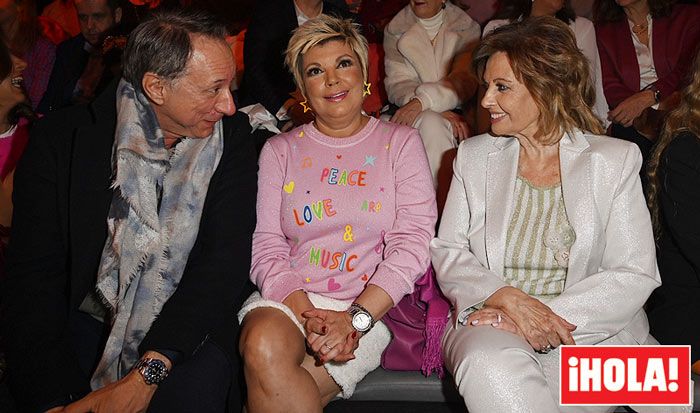 Terelu Campos, con su madre, María Teresa Campos, y el padre de su hija, Alejandro Rubio