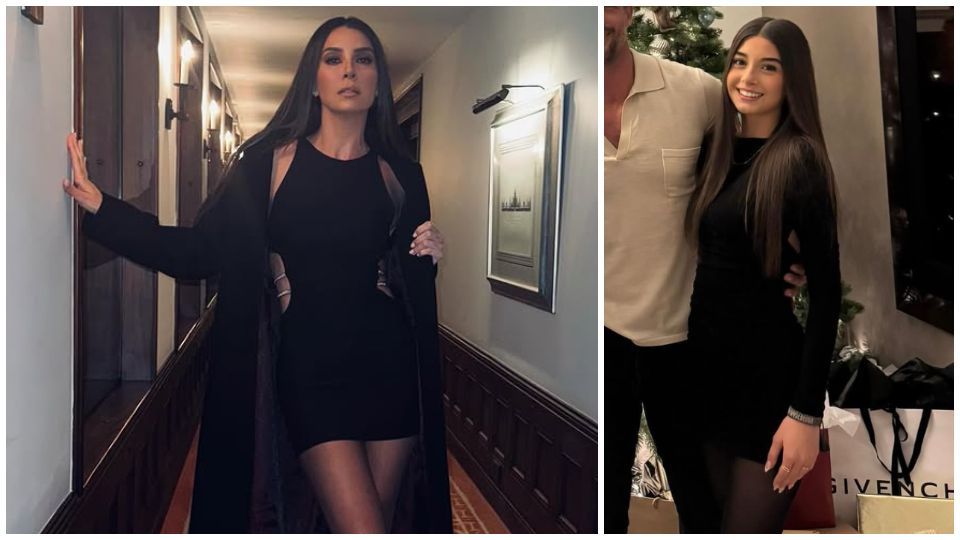 Elizabeth Gutiérrez y su hija Kailey tienen un estilo similar