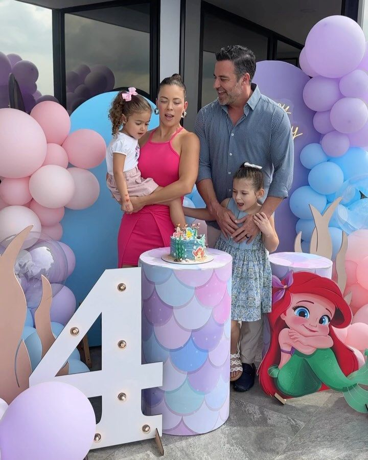 El festejo de Skye, hija de Ximena Duque y Jay Adkins