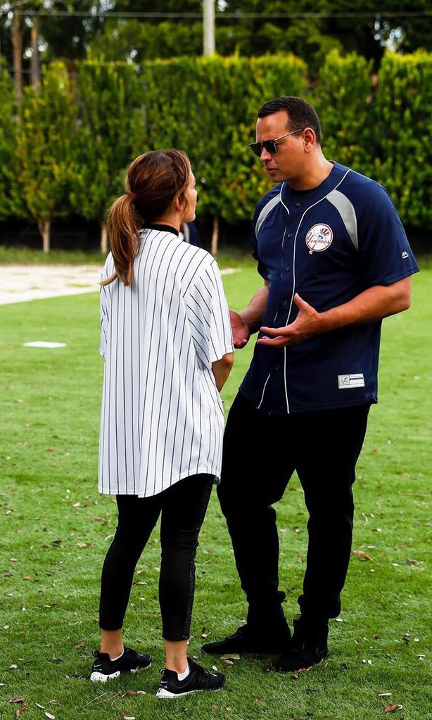 Alex Rodriguez y Jennifer Lopez