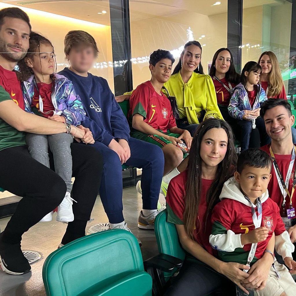 Georgina Rodríguez en el partido de Portugal contra Corea del Sur.