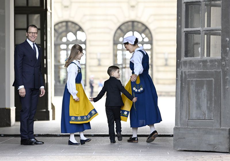 Victoria de Suecia, Daniel de Suecia, Estelle de Suecia, Oscar de Suecia