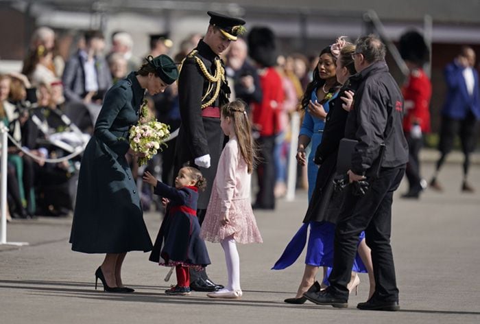 Los duques de Cambridge celebrando San Patricio