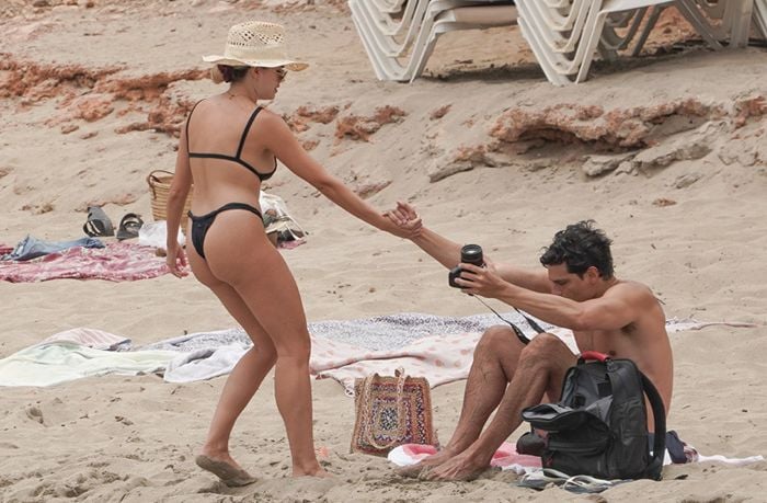 Javier de Miguel y Mirian Pérez, de vacaciones en Ibiza