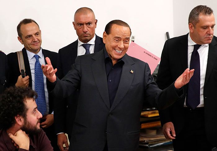 Ex primer ministro Silvio Berlusconi