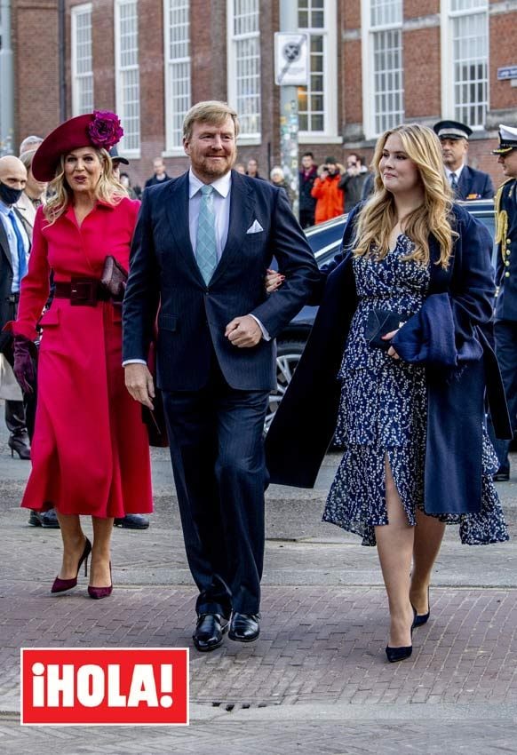 Guillermo, Máxima y Amalia de Holanda