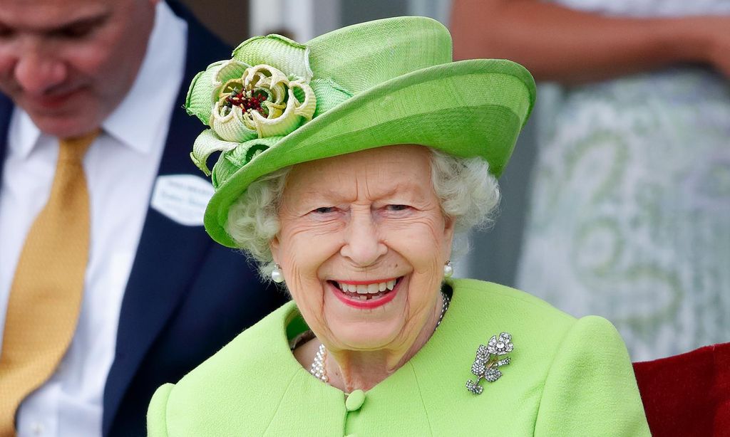 Queen Elizabeth steps out for double christening of great-grandsons