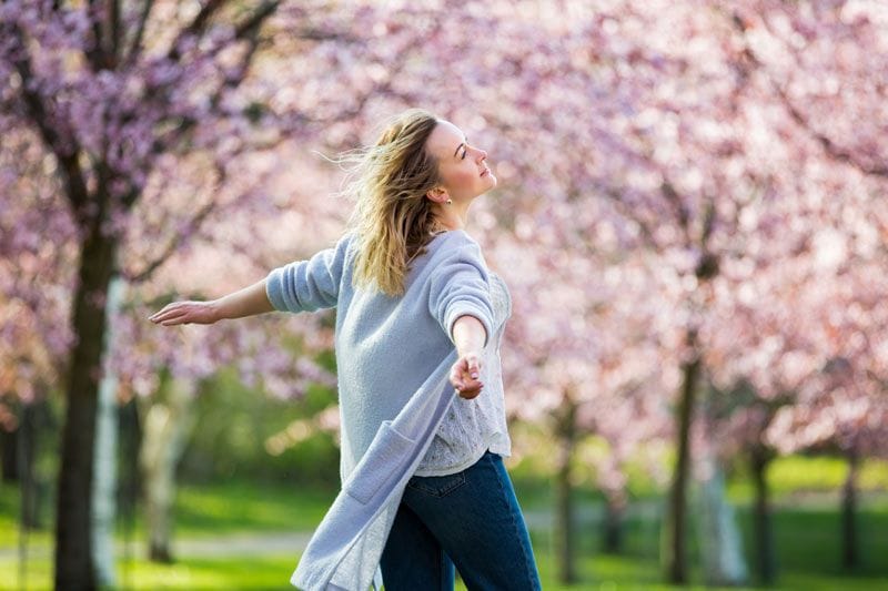 mujer primavera