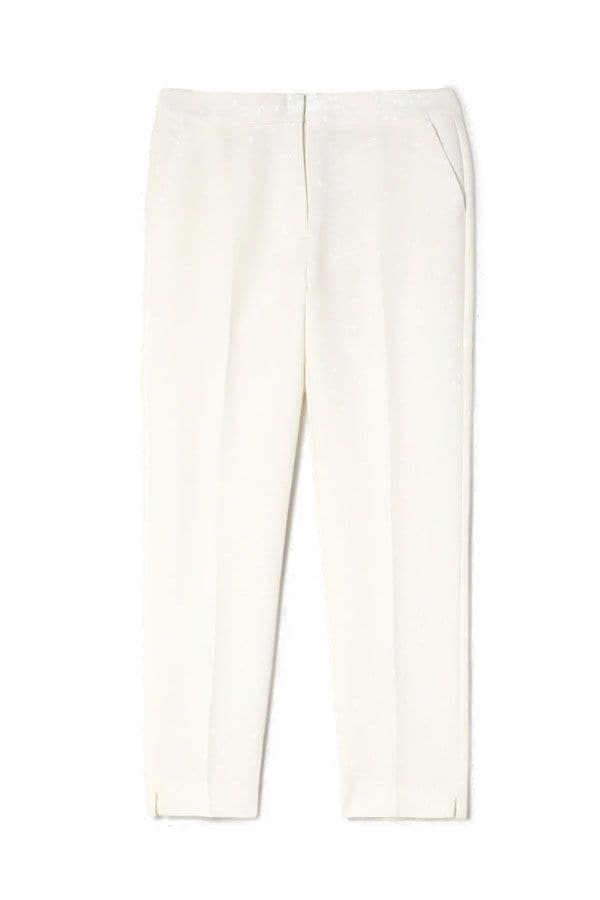 pantalon traje blanco