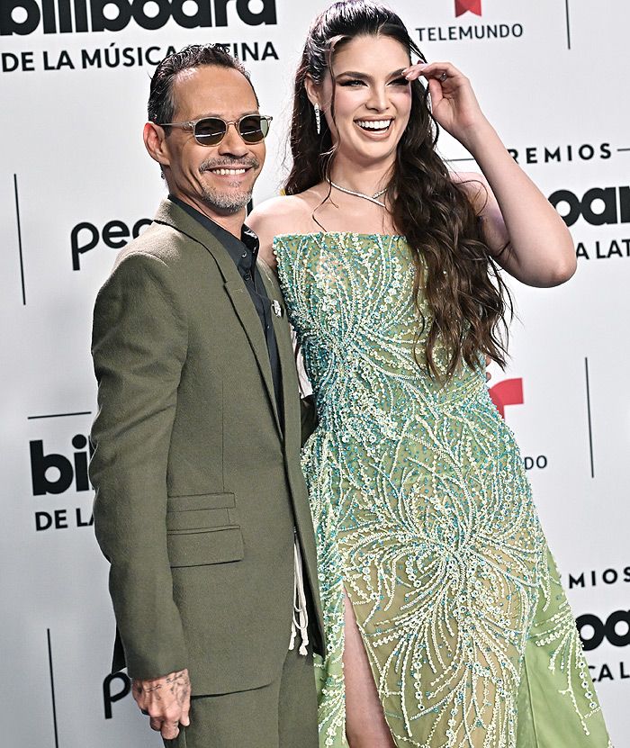 Nadia Ferreira y Marc Anthony en los Premios Billboard de la Música Latina