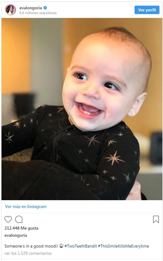 Santiago Enrique Bastón, hijo de Eva Longoria