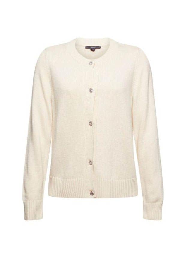 cardigan punto blanco joya