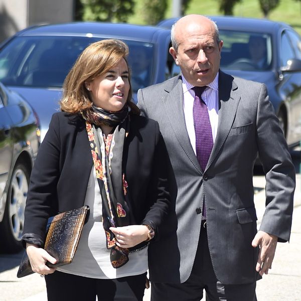 La vicepresidenta del Gobierno, Soraya Sáenz de Santamaría, y el ministro de Cultura, José Ignacio Wert
