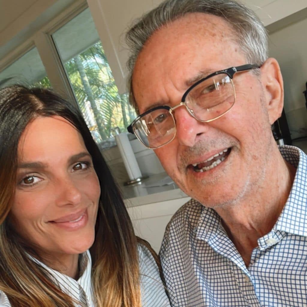 Bárbara Bermudo y su papá