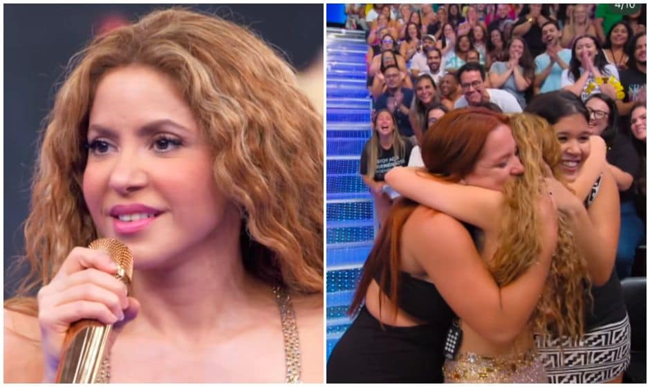 Shakira conoce a dos fans brasileñas bautizadas en su honor