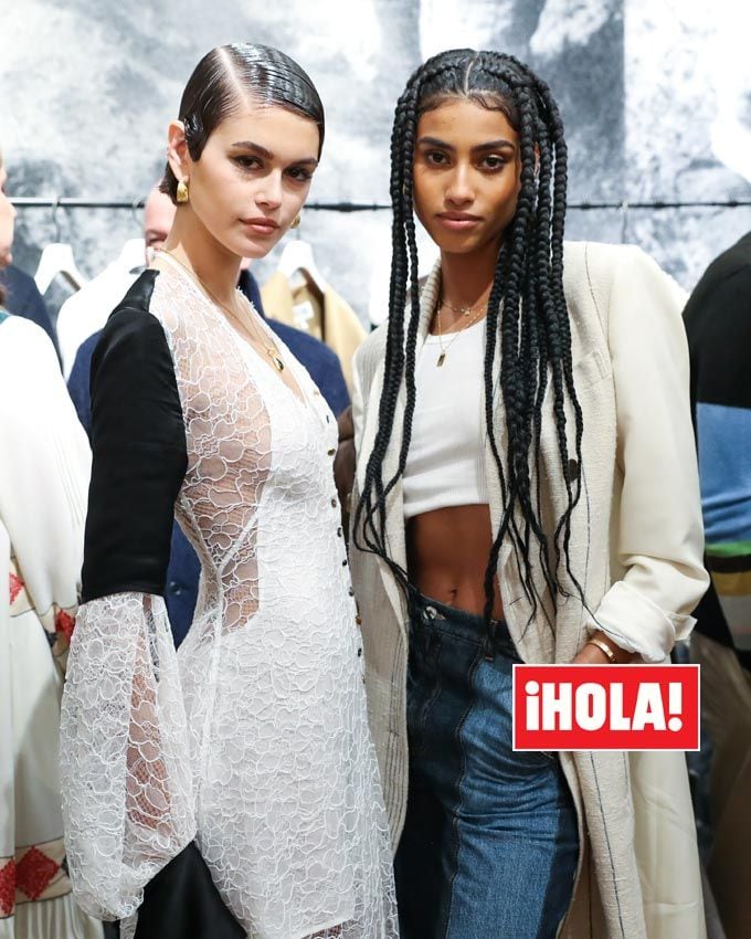 Kaia Gerber e Imaan Hammam