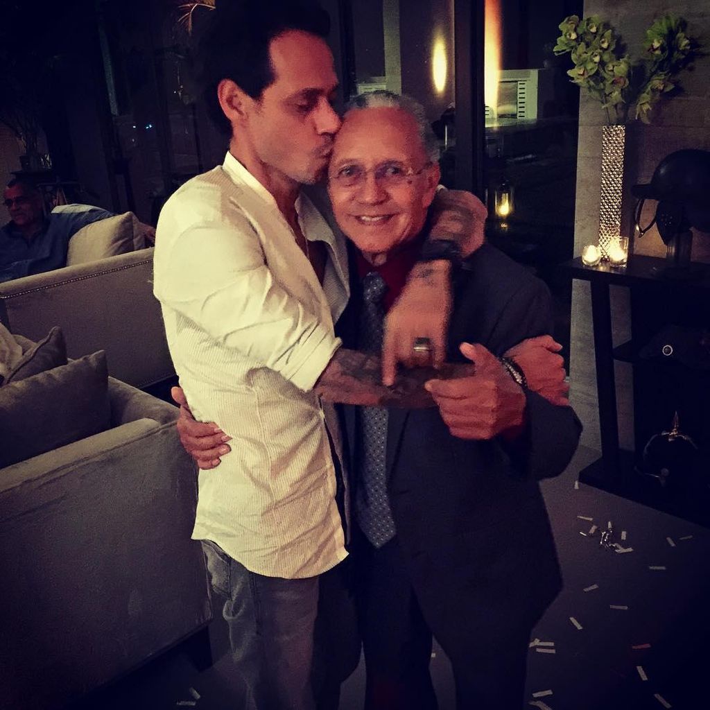 marc anthony con su pap 