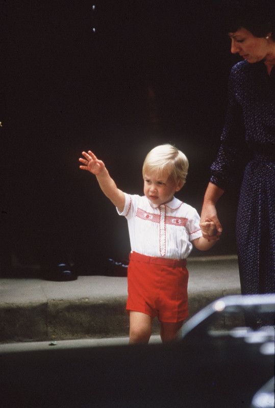 El príncipe Guillermo de niño