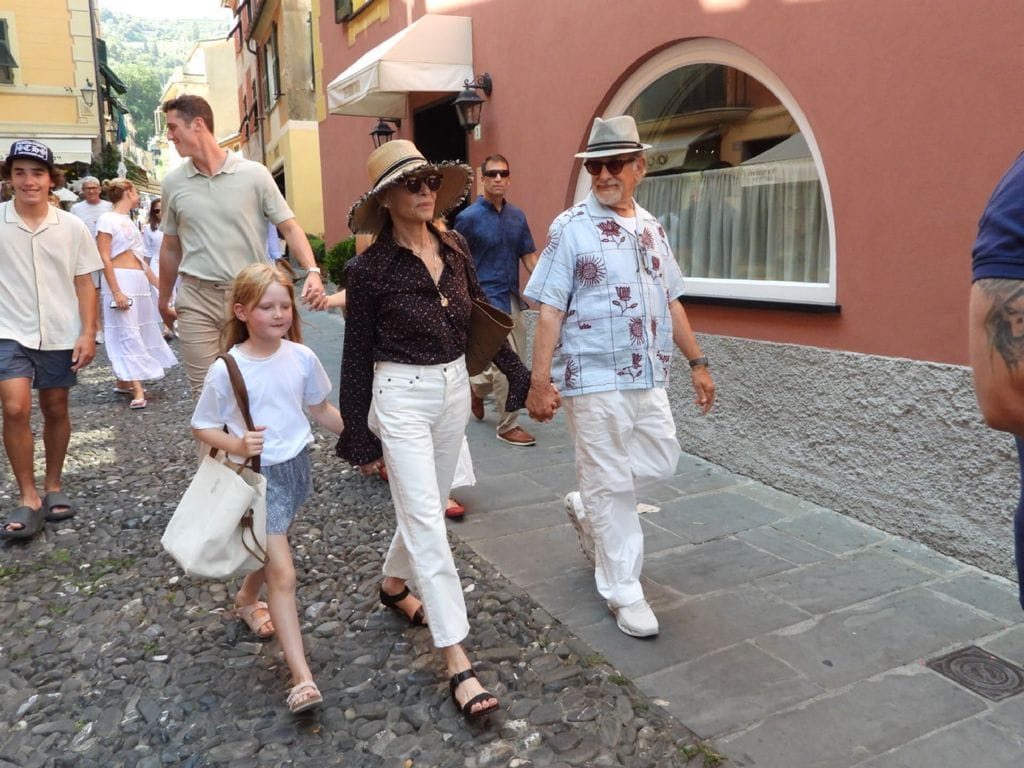 Las estilosas vacaciones de Steven Spielberg con su familia en Portofino  