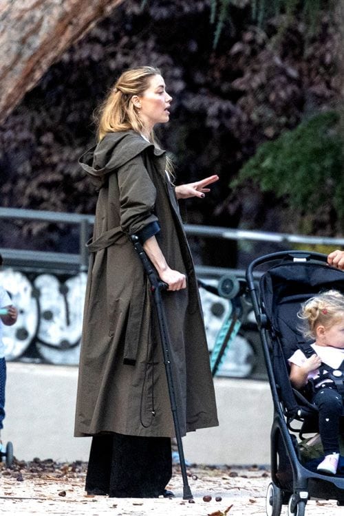 Amber Heard y su hija Oonah