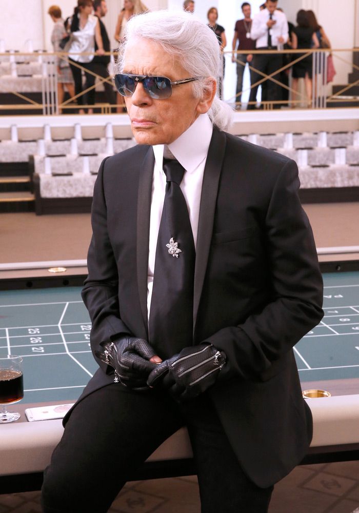 karl lagerfeld runway a