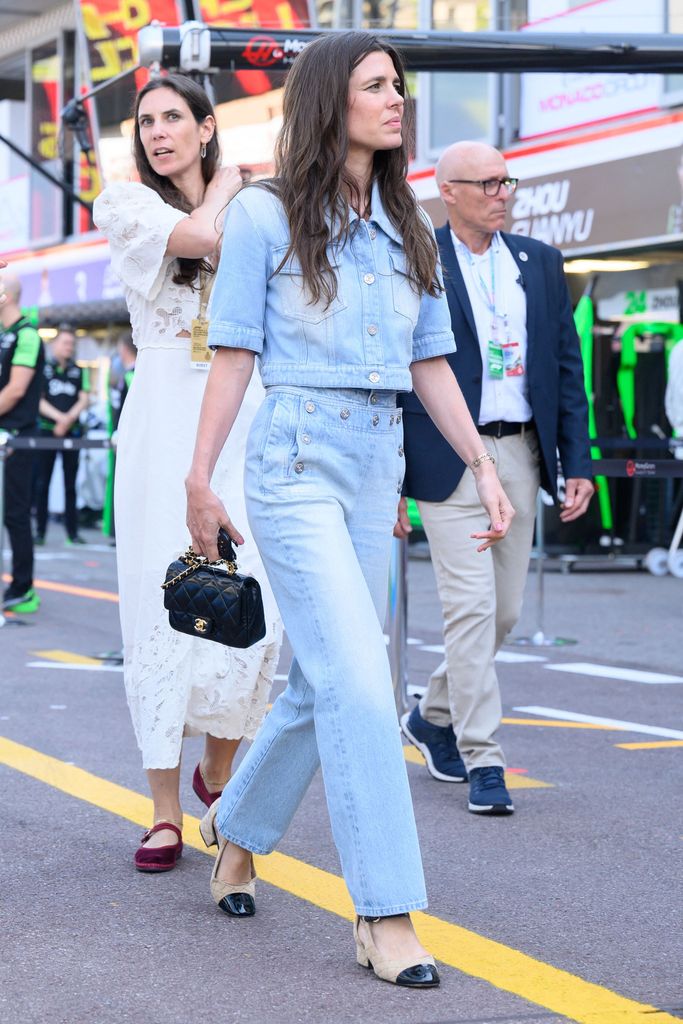 Carlota Casiraghi con look vaquero