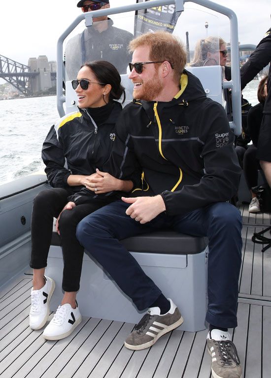 Meghan Markle y el Príncipe Harry en Australia en 2018