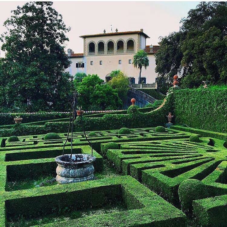 Vista de los jardines de Villa Palmieri en Florencia, una de los lugares favoritos de verano de la reina Victoria