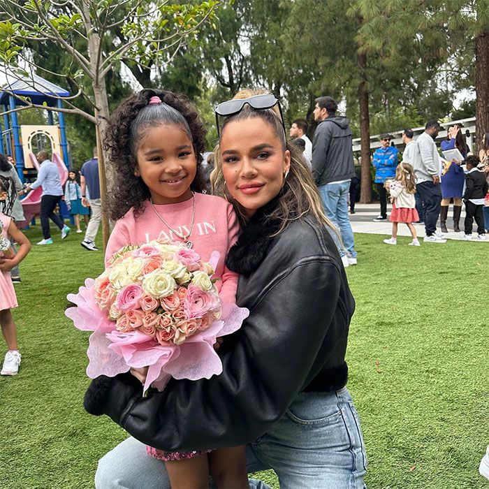 Khloé Kardashian con su hija True