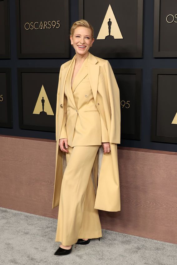 Cate Blanchett look amarillo traje Oscar