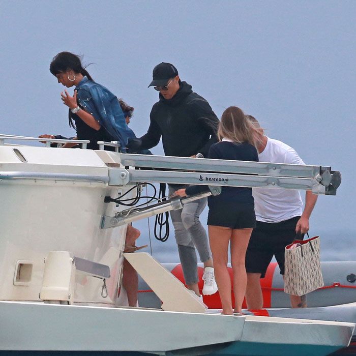 Cristiano Ronaldo y Georgina Rodríguez en Ibizia