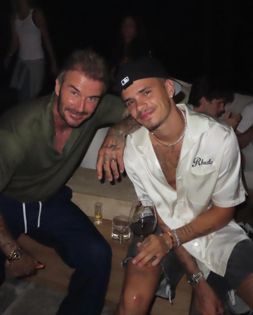 David Beckham y su hijo Romeo de vacaciones en Canadá