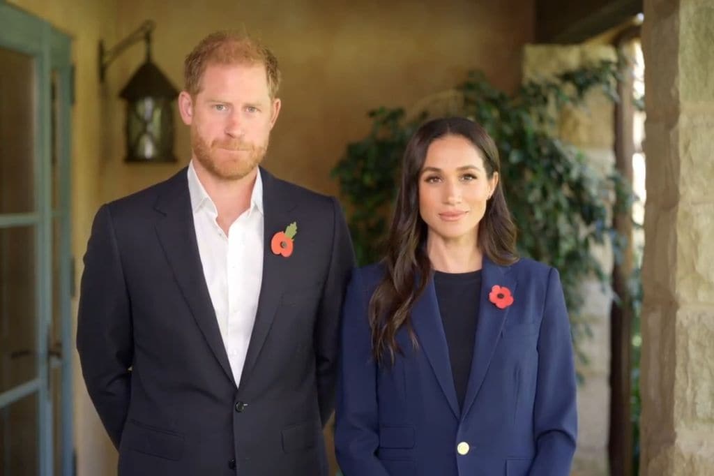 El príncipe Harry y Meghan Markle compartieron un mensaje juntos el mes pasado.