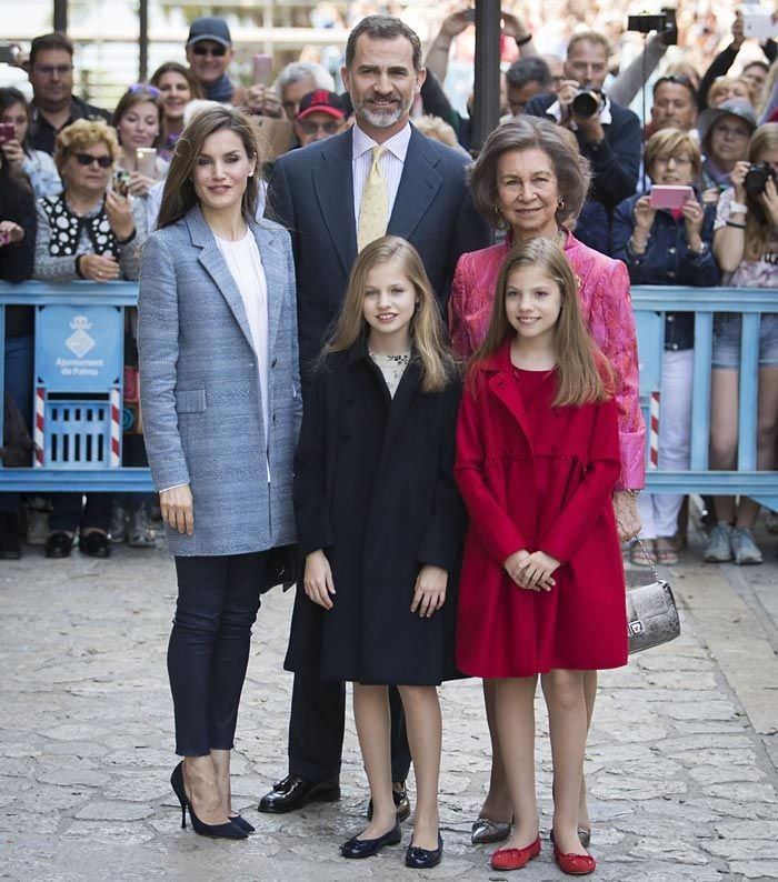 Don Felipe y doña Letizia en Mallorca