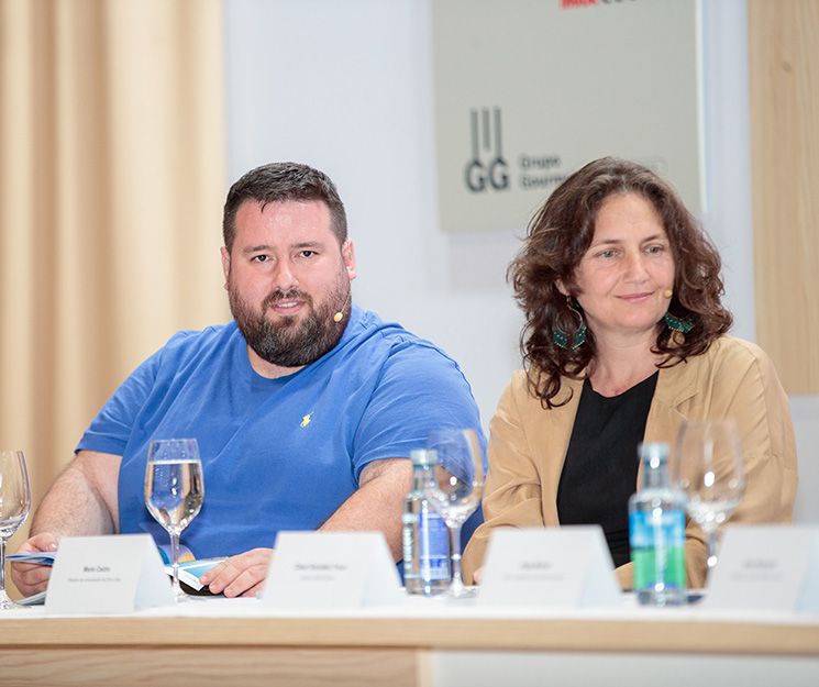 Juan Monteagudo y María Castro en Salón de Gourmets