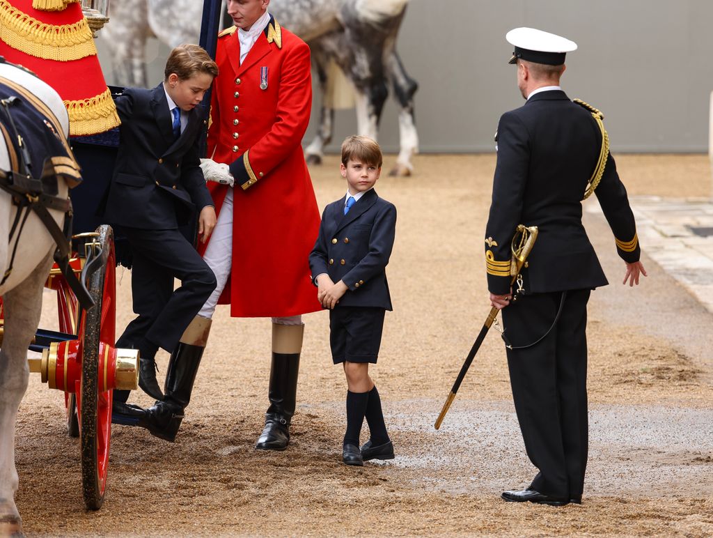El Príncipe George en el Trooping the Colour en junio de 2024
