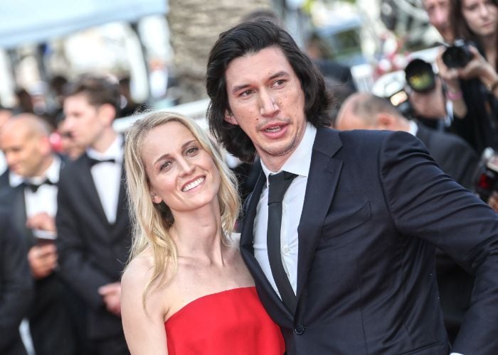 Adam Driver y Joanne Tucker