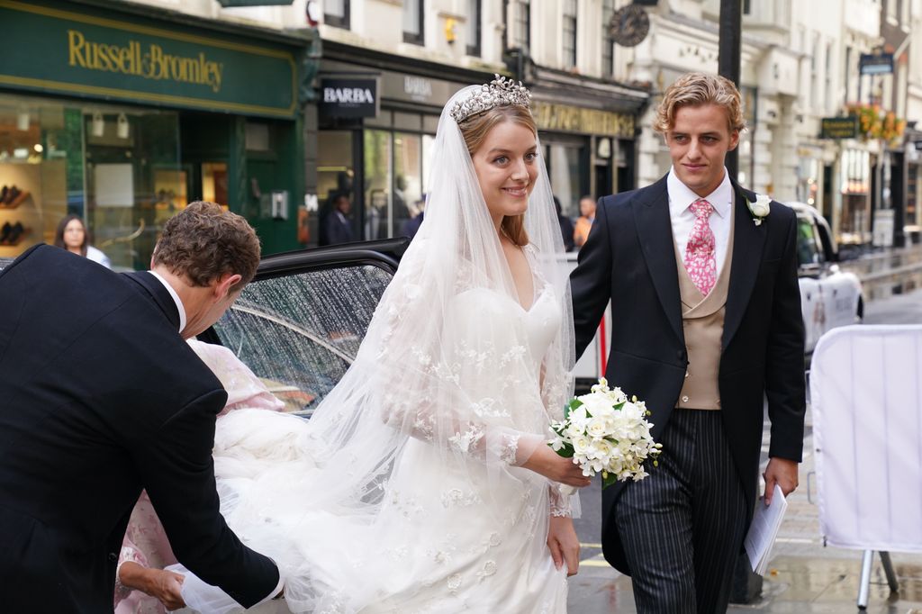 Alexander Ogilvy at his sister Flora Ogilvy's wedding